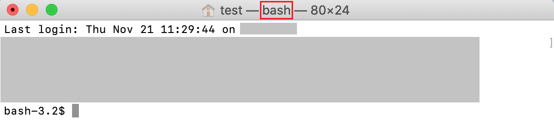 bash shell